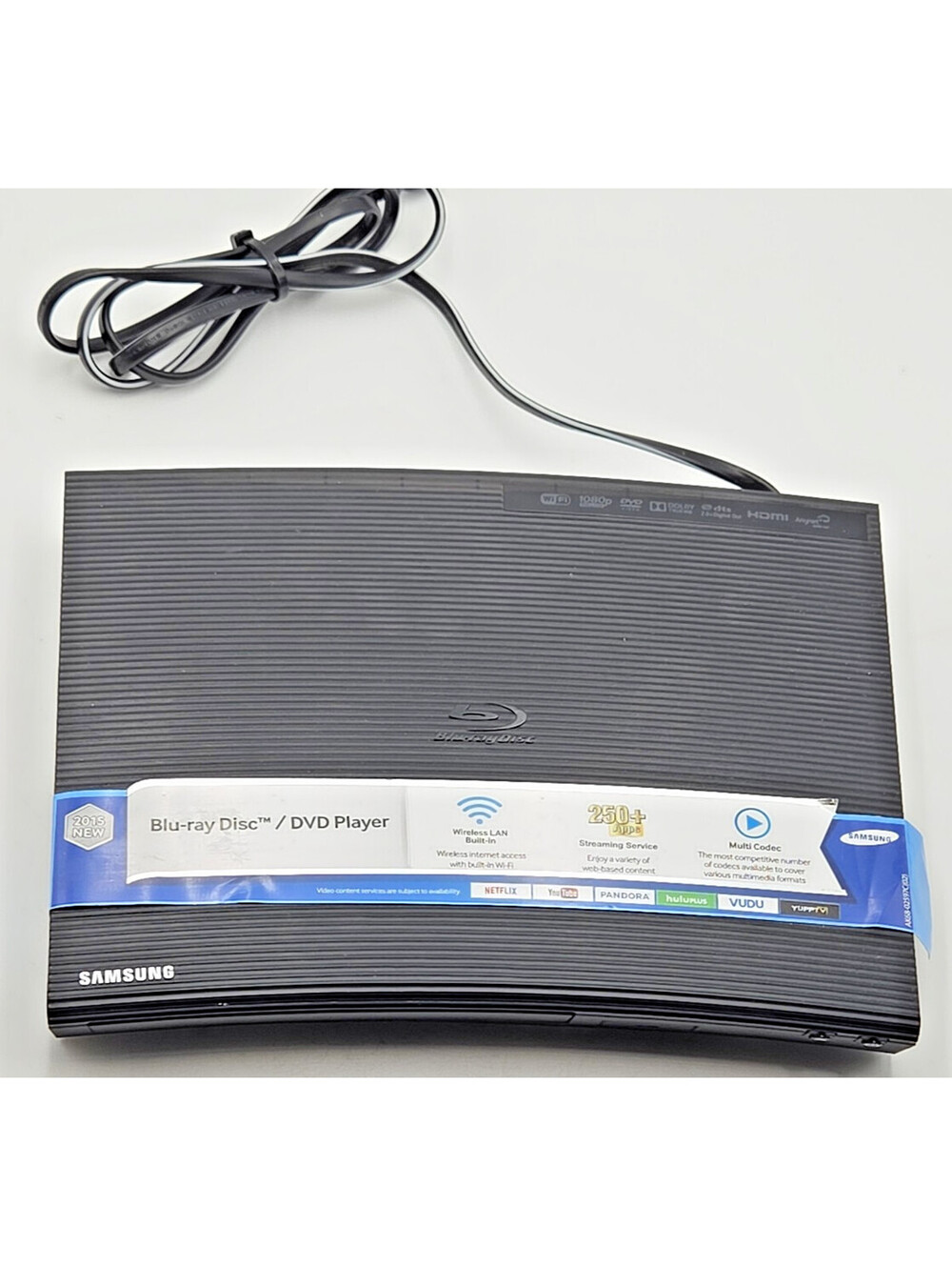 Samsung BD-JM57C Blu-ray DVD Player WiFi 1080p HDMI Tested No Remote